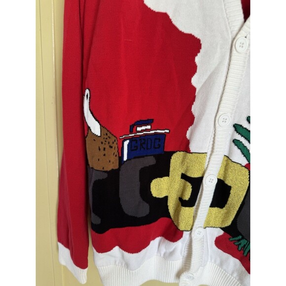 Target Adult Christmas Santa Sweater Cardigan 2016 XL - Picture 8 of 12